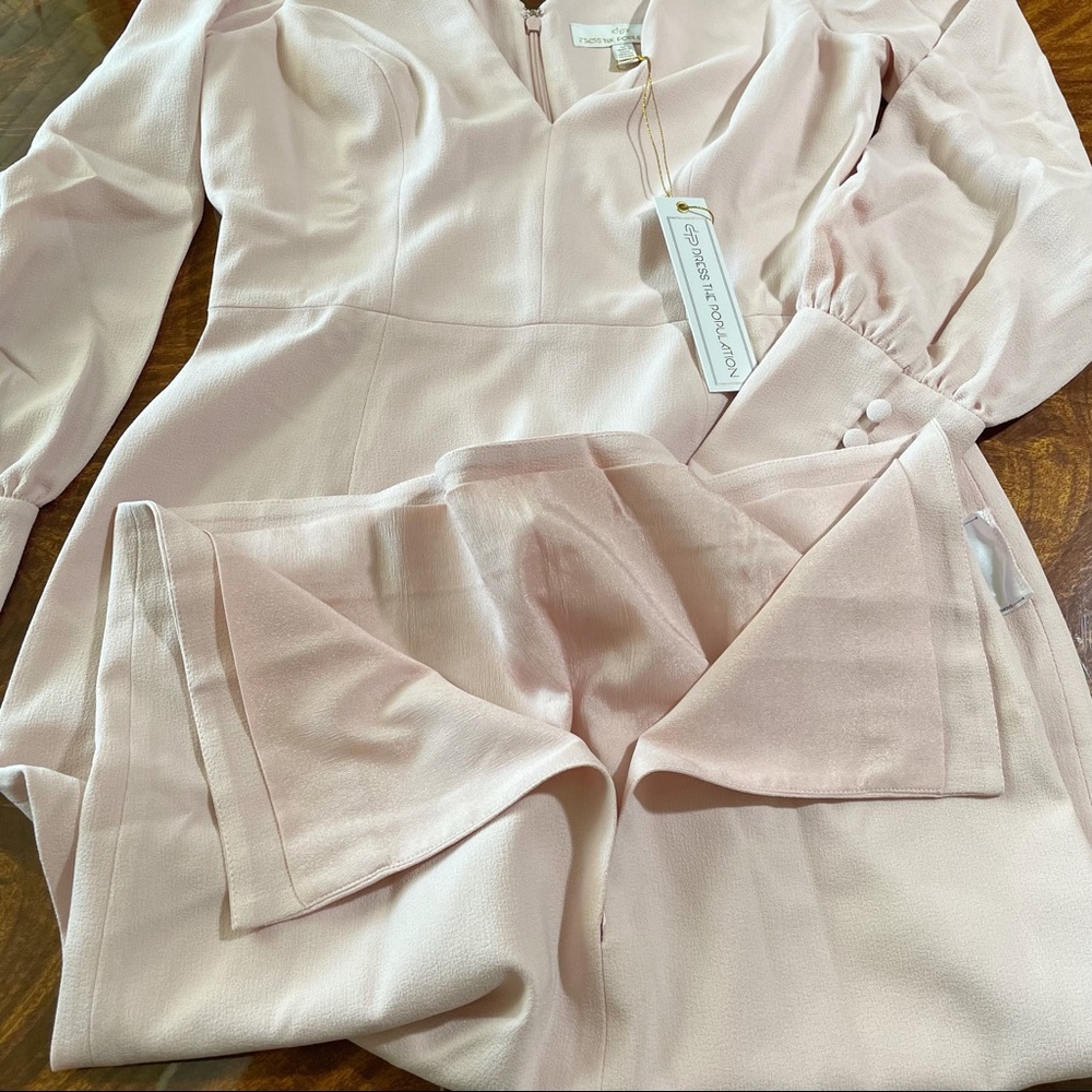 Dress The Population | NWT Norah Plunge Body-con Dress - Picture 9 of 12